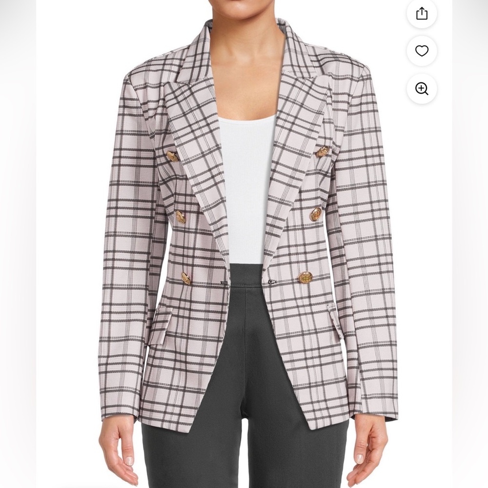 Attitude Unknown Women’s Blazer, Size XL NEW (White) - Picture 2 of 10